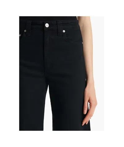 Khaite Belt Loop Denim Trousers In Black