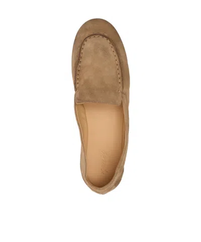 Marsèll Mandolo Loafers Round Toe Suede Finish Stitch In Brown