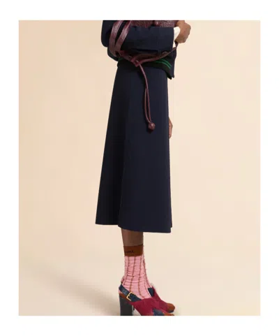 Marni Crêpe A-line Skirt In Black