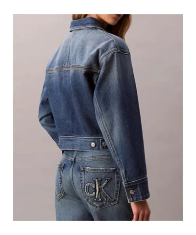 Calvin Klein Jeans Est.1978 Denim Workwear Jacket In Blue