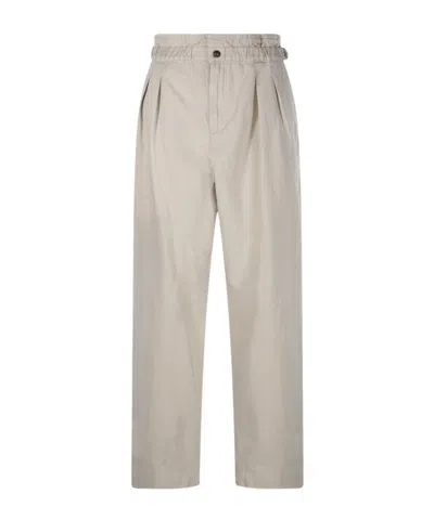 Isabel Marant Étoile Button-detail Casual Trousers In Gray