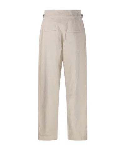 Isabel Marant Étoile Button-detail Casual Trousers In Gray