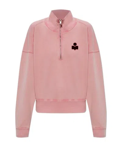 Isabel Marant Étoile Long Sleeve Sweatshirt In Pink