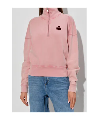 Isabel Marant Étoile Long Sleeve Sweatshirt In Pink
