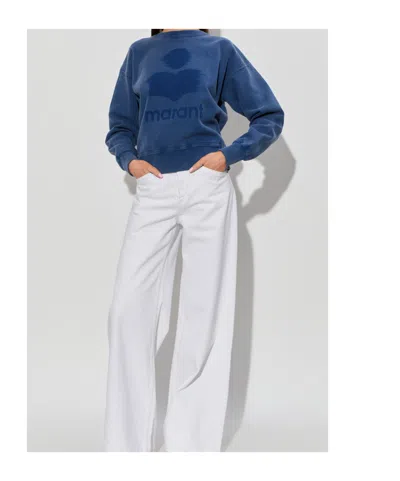 Isabel Marant Étoile Long Sleeve Sweatshirt In Blue