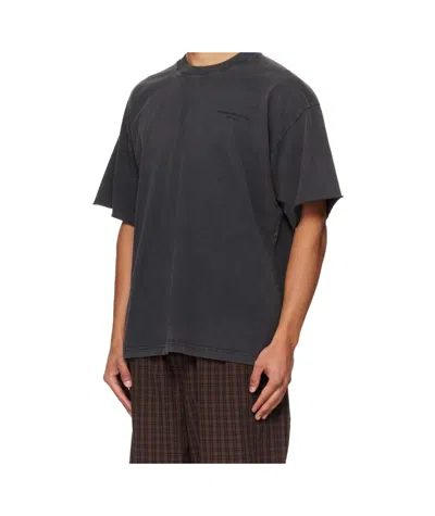Alexander Wang Short-sleeve T-shirt In Brown