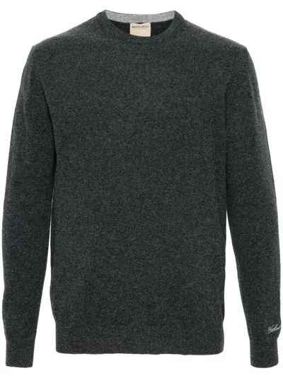 Woolrich Grey Wool Crewneck In Gray