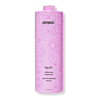 Amika Big Hit Volumizing Conditioner - 33.8 oz In Transparent