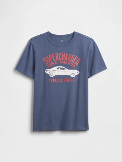 Gap Factory Kids Graphic T-shirt In Blue