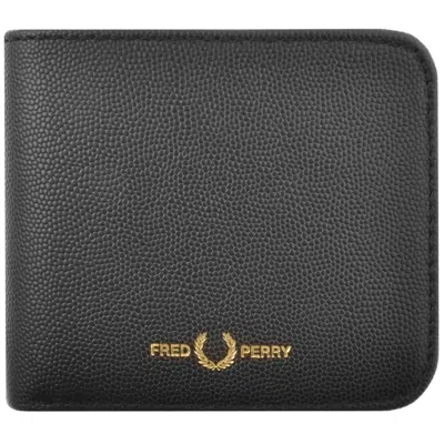 Fred Perry Scotchgrain Wallet Black In Black