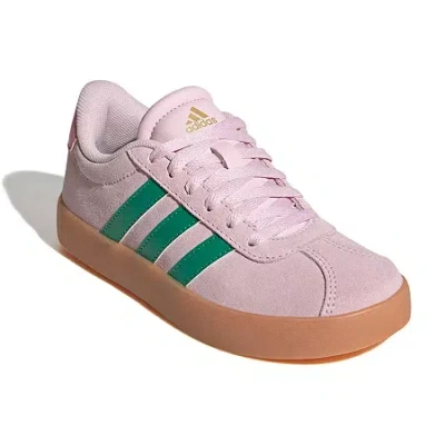 Adidas Originals Vl Court 3.0 Big Kid Girls Sneakers In Pink