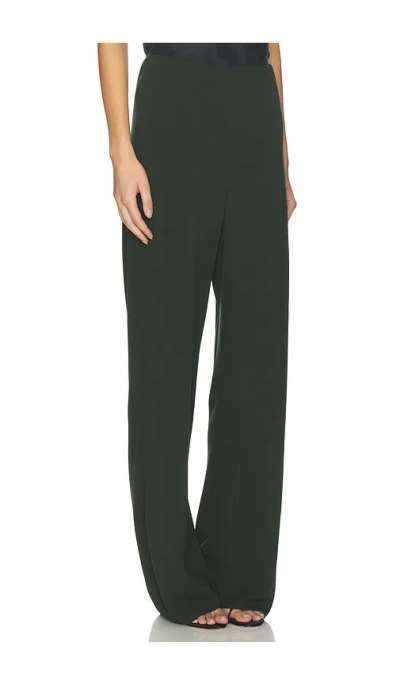Vince High Waist Bias Pant In Green