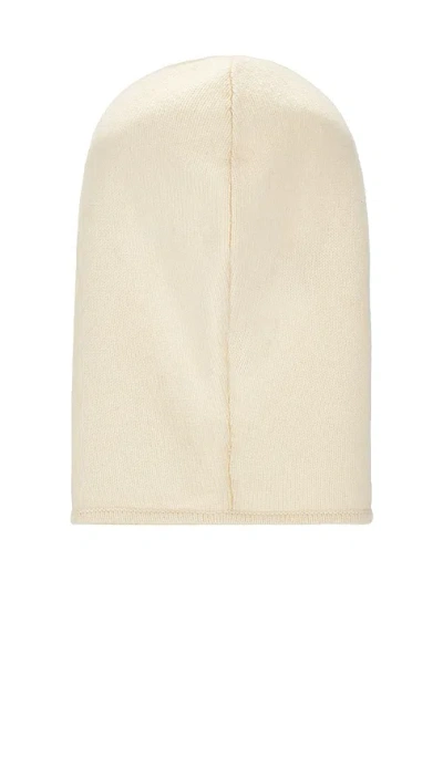 Ganni Yak Mix Balaclava In Neutral