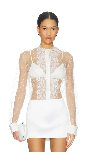 Sans Faff Toulouse Blouse In White