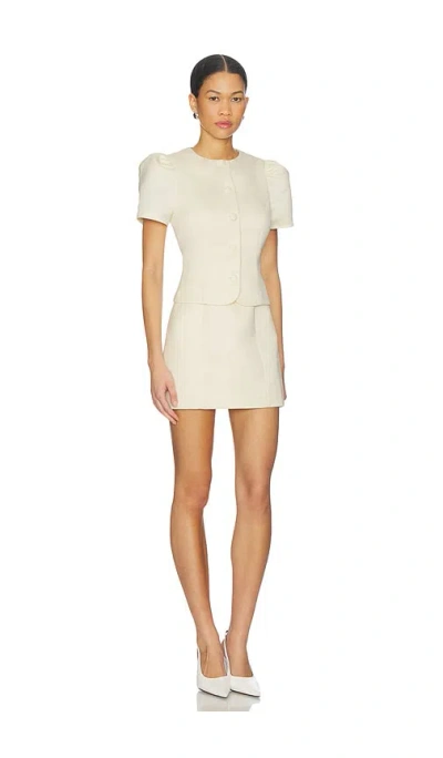 Majorelle Justina Mini Dress In White