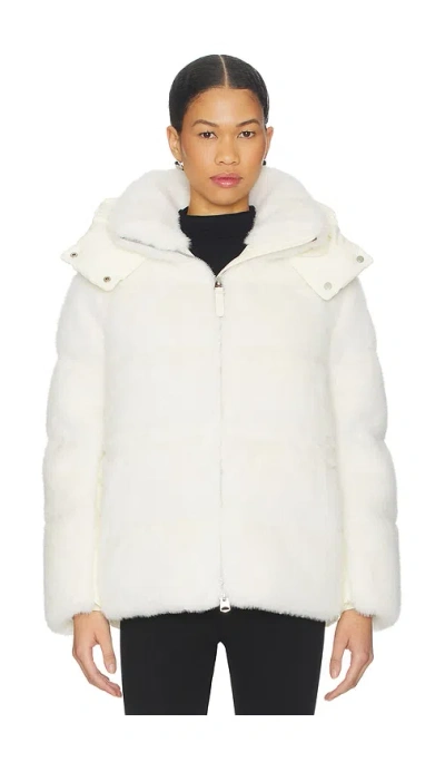 Mackage Cassidy Coat In White