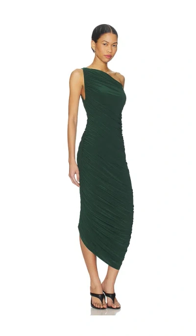 Norma Kamali Diana Gown In Green