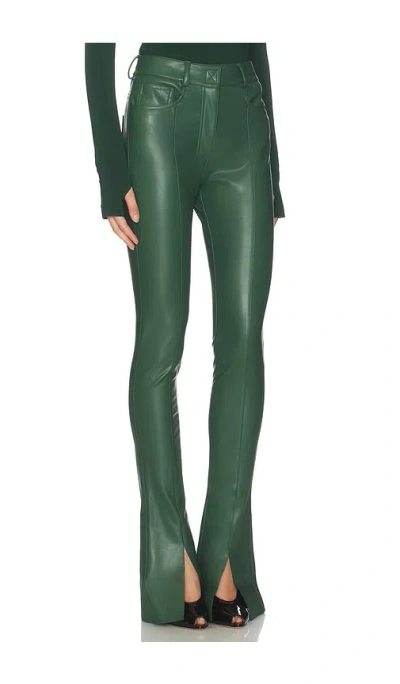 Norma Kamali Spat Jeans In Green