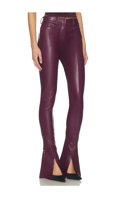 Norma Kamali Spat Jeans In Purple