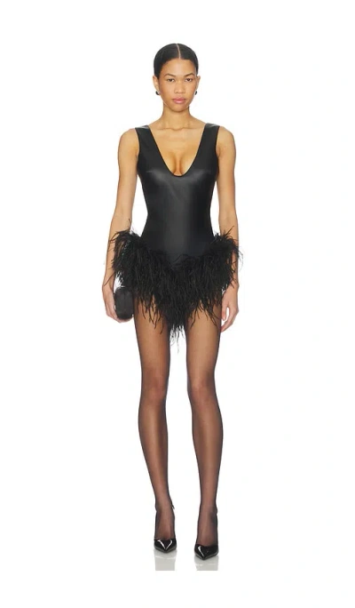 The Dolls House Kenya Romper In Black