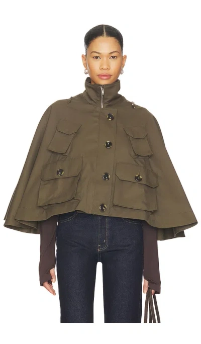 Vaillant Military Cropped Trench In Brown