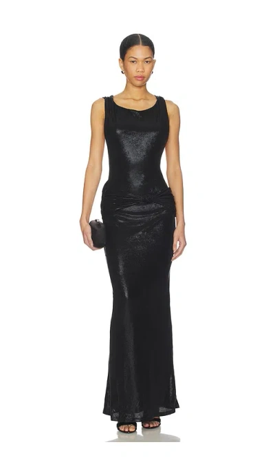 Superdown Stacy Maxi Dress In Black