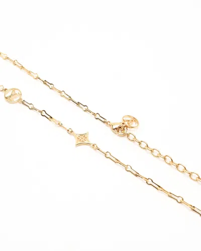 Pre-owned Louis Vuitton Forever Young Necklace In Gold