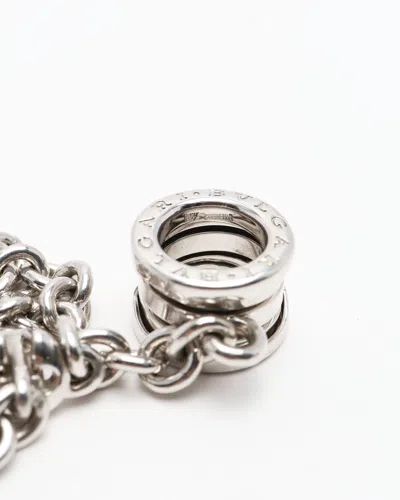 Bvlgari Sliver B-zero1 Bracelet In Metallic