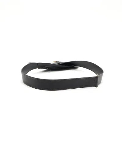 Dior Christian  Saddle Waist Pouch In Black
