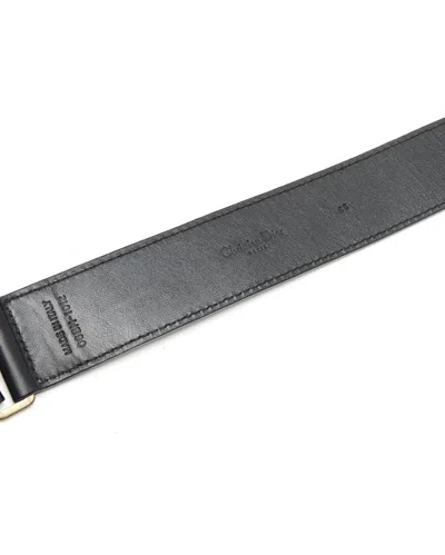 Dior Christian  Saddle Waist Pouch In Black