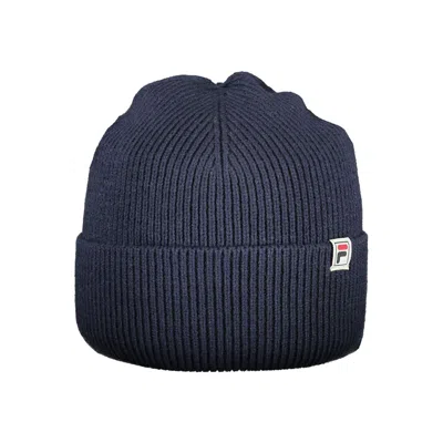 Fila Blue Polyacrylic Men's Cap In Blue