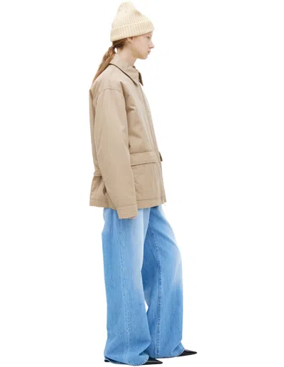 The Row Warm Jacket In Neutral