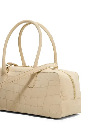 Loulou De Saison Mawi Rectangular Shoulder Bag In Nude