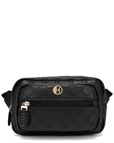 Elle Compass 1.6l Vegan Leather Monogram Sling In Black