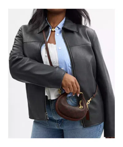 Coach Signature Jonie Purse In Burgundy