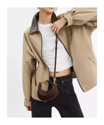 Coach Signature Jonie Purse In Burgundy