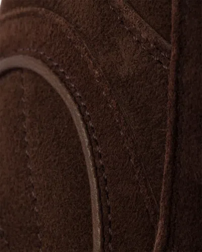 Prada Montecarlo Re-edition 2005 Suede Sneakers In Navy In Brown