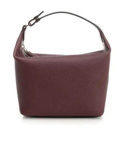 Valextra Mochi Mini Handbag In Red