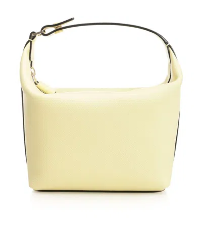 Valextra Mochi Mini Handbag In White