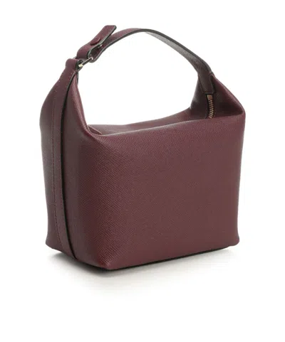 Valextra Mochi Mini Handbag In Red