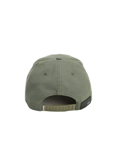 Amiri Logo Embroidered Curved Peak Hat In Green
