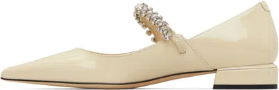 Jimmy Choo Bing Pointed-toe Flats In Neutral