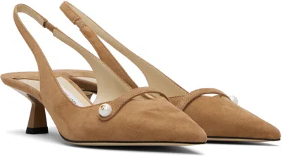 Jimmy Choo Amita Size 45 High Heels In Brown