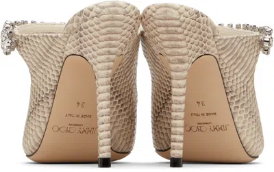 Jimmy Choo Bing 100 High Heels In Neutral