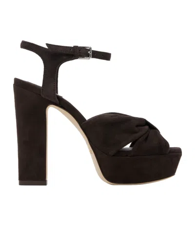 Jimmy Choo Heloise 120 High-heeled Sandals In Brown