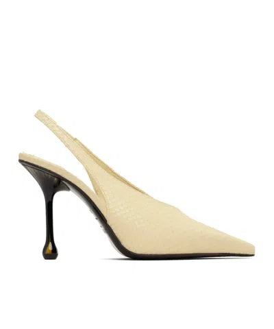 Jimmy Choo Isa 95 High Heels In Neutral