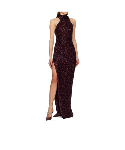 Jimmy Choo Bing 100 High Heels In Burgundy