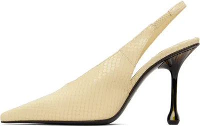 Jimmy Choo Isa 95 High Heels In Neutral