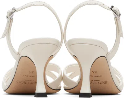 Jimmy Choo Elsy 70 High-heeled Sandals In White