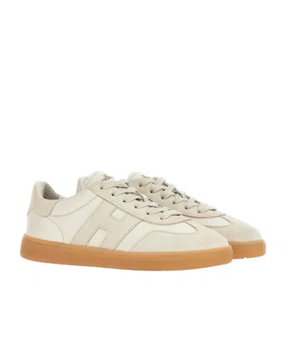 Hogan Cool Side H Patch Sneakers In White